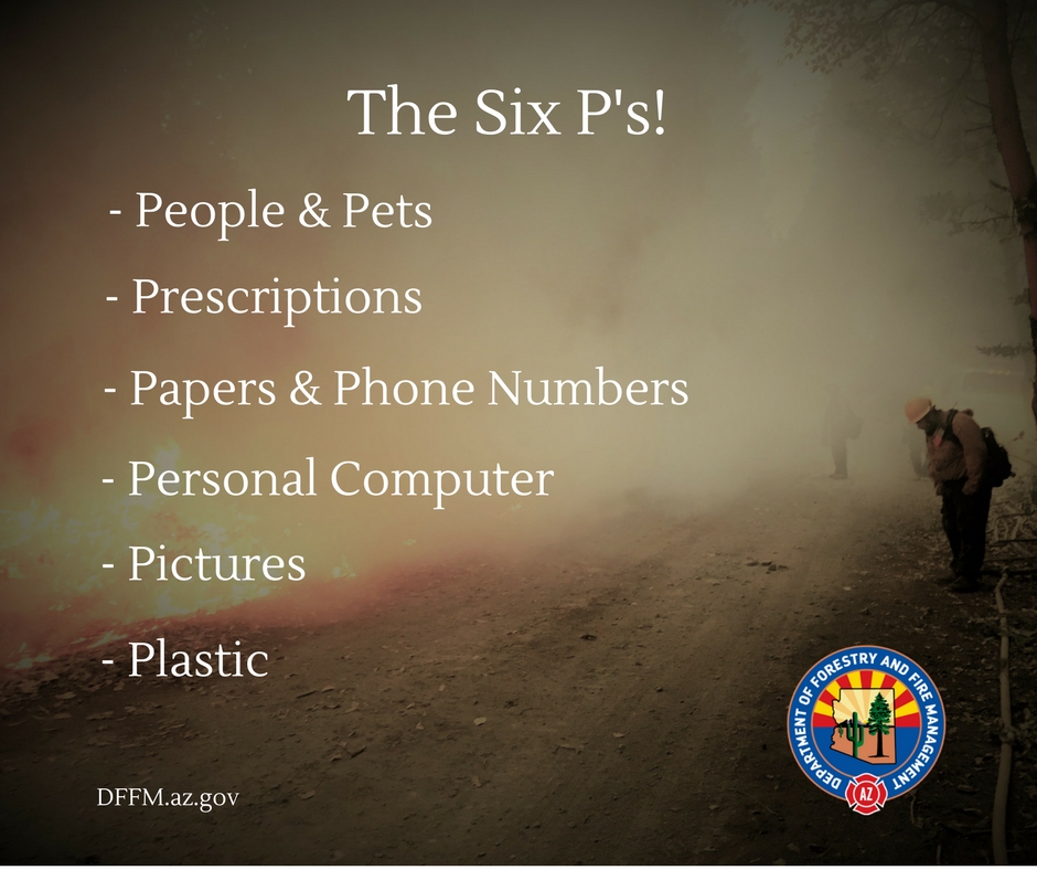 Six Ps of Evacuation 